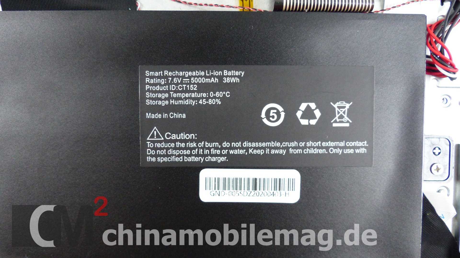 Batterie Kuu CT152 5000mAh 7.6V - CT152 Batteries PC portables