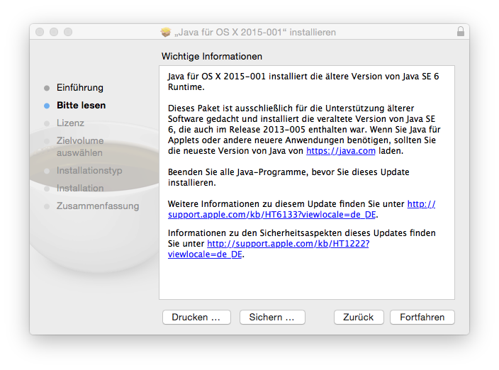 Java for os x 2015-001 download